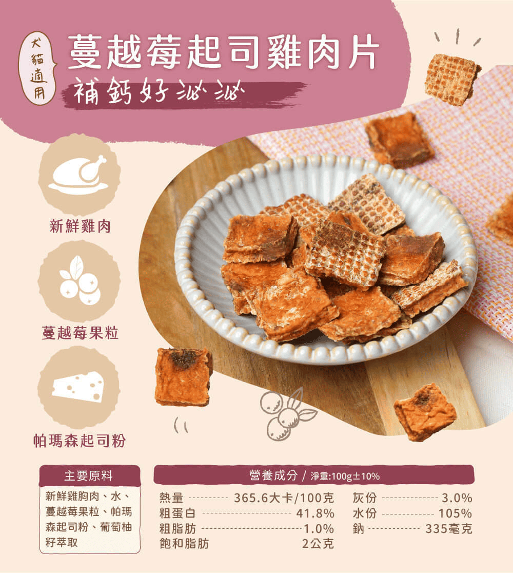 純天然手作狗貓零食 小口咬系,來自官網