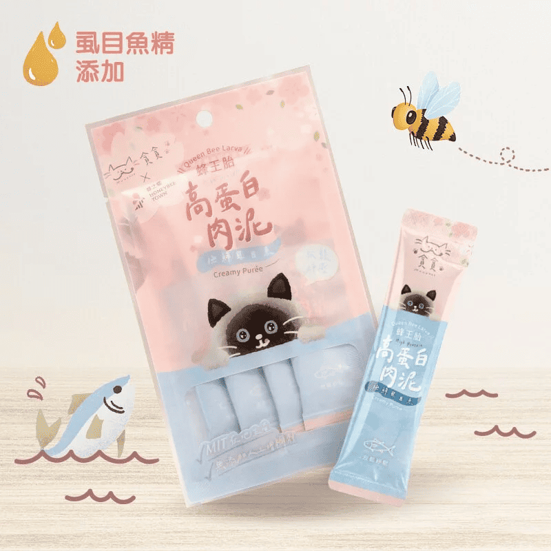 【貪貪X蜂之鄉】蜂王胎高蛋白肉泥,來自官網