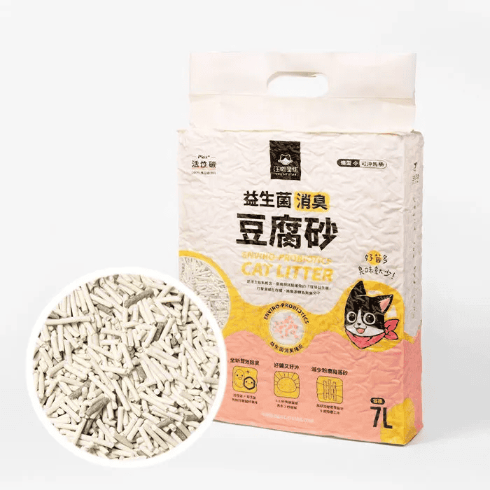 汪喵星球 益生菌消臭豆腐砂,來自官網
